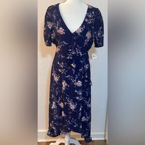 Spirit of Grace Blue Floral Dress Size Medium NWT